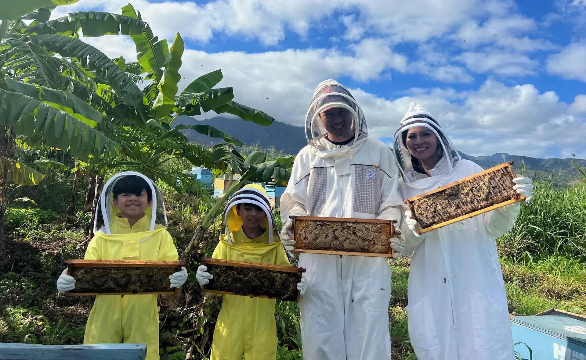 North Shore Oahu Bee Farm Tour: Suit Up, See Hives, & Hawaiian Honey Tasting