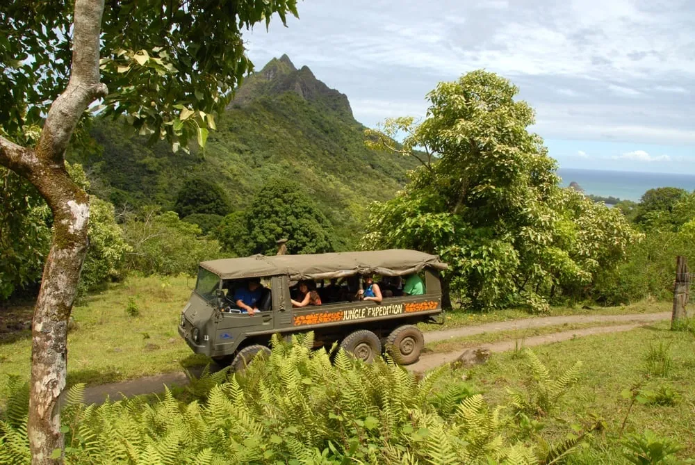 Kualoa Ranch Movie Sites Tour: Jurassic Valley & WWII Bunker on Vintage Bus - photo 2