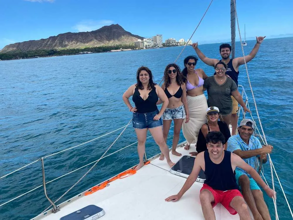Luxury Sail: Diamond Head Cruise, Swim, & Snorkel near Waikiki - photo 2